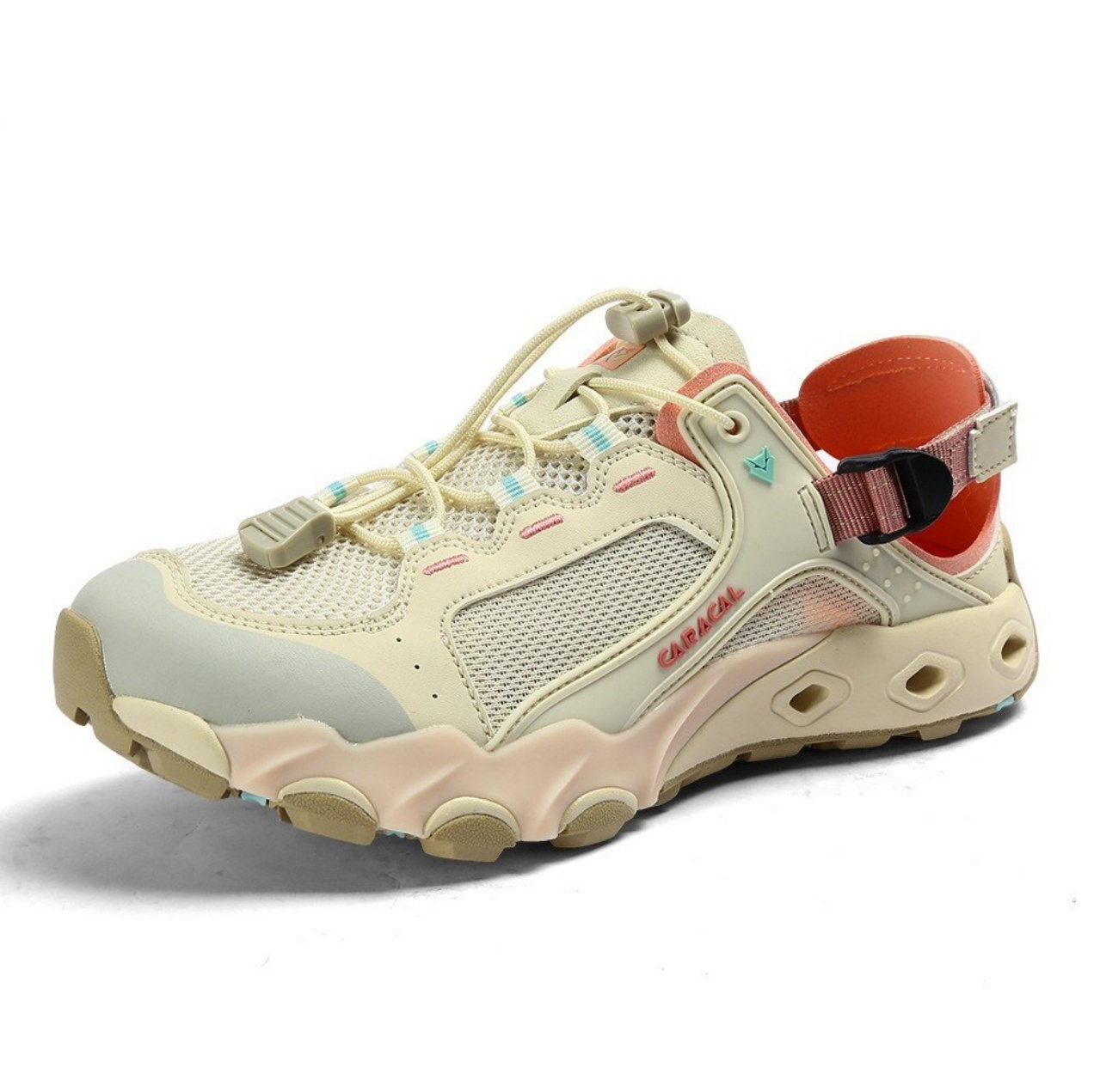 کفش آب‌نوردی زنانه کاراکال مدل CA-4608B-2 | سبک، تنفس‌پذیر، کفی طبی و زیره ضدلغزش RUBBER