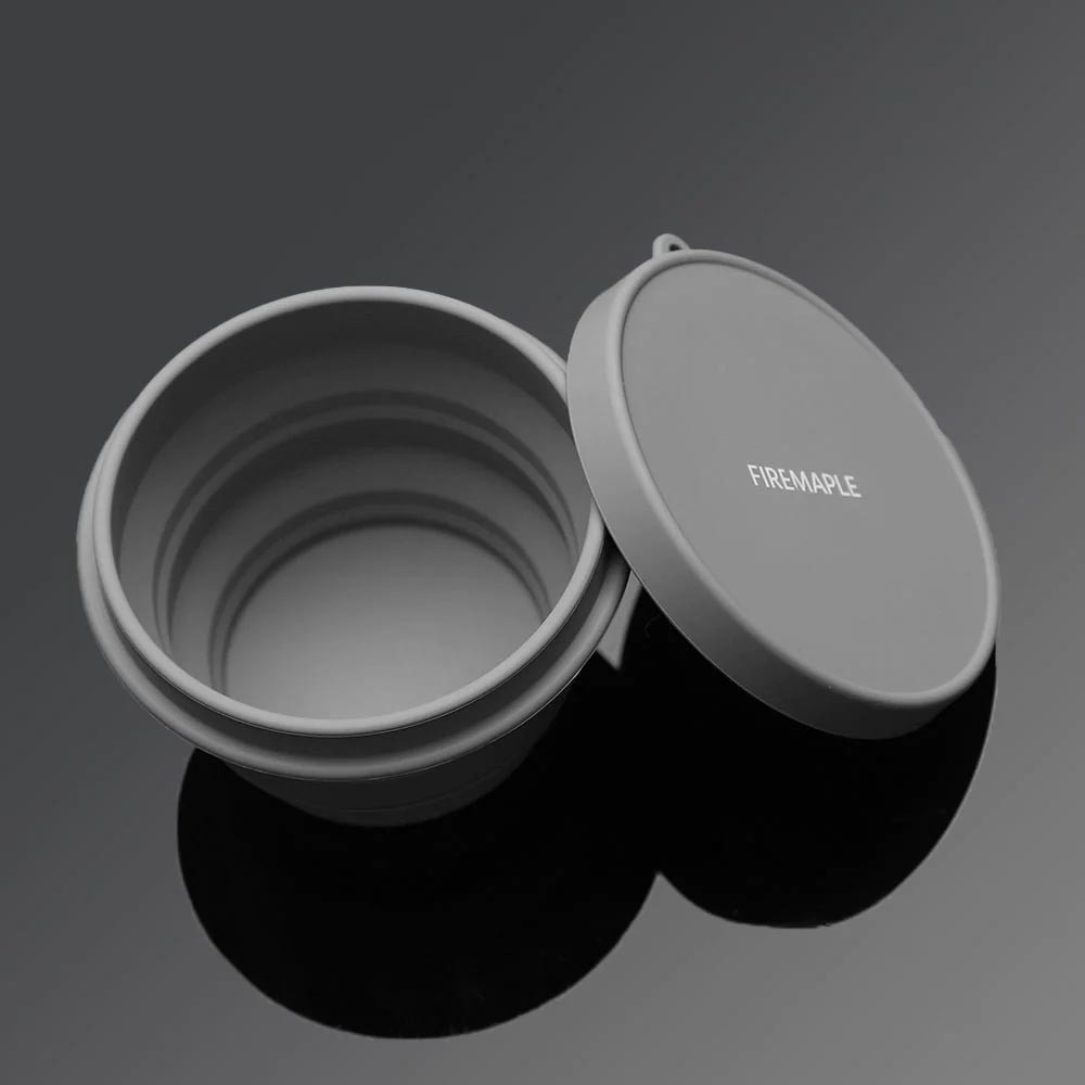 کاسه سیلیکونی تاشو درب دار فایرمپل  Fire Maple Collapsible Bowl 0.5L | کم‌حجم، کاربردی و فاقد مواد مضر