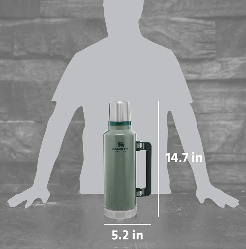 فلاسک استنلی 1.9 لیتری مدل Stanley Classic Legendary Bottle | اورجینال، عایق خلأ، حفظ دما تا 45 ساعت