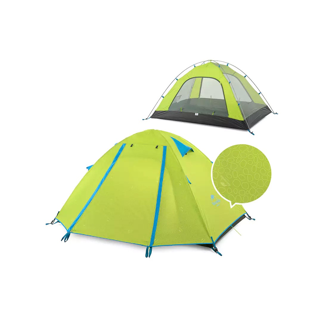 چادر کوهنوردی 3 نفره نیچرهایک مدل Naturehike NH18Z033-P | سبک، ضدآب و انتخابی ایده‌آل برای کمپینگ و کوهنوردی