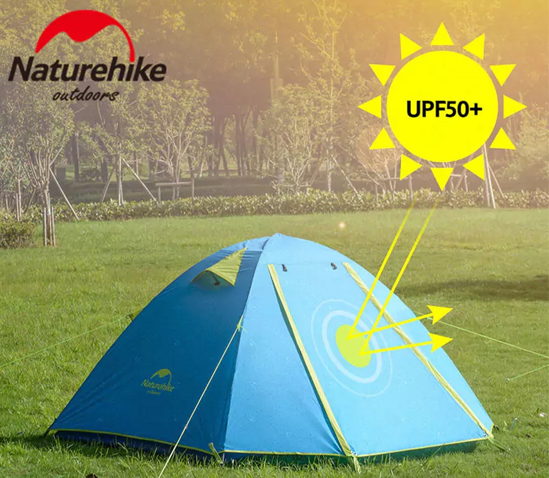 چادر کوهنوردی 3 نفره نیچرهایک مدل Naturehike NH18Z033-P | سبک، ضدآب و انتخابی ایده‌آل برای کمپینگ و کوهنوردی