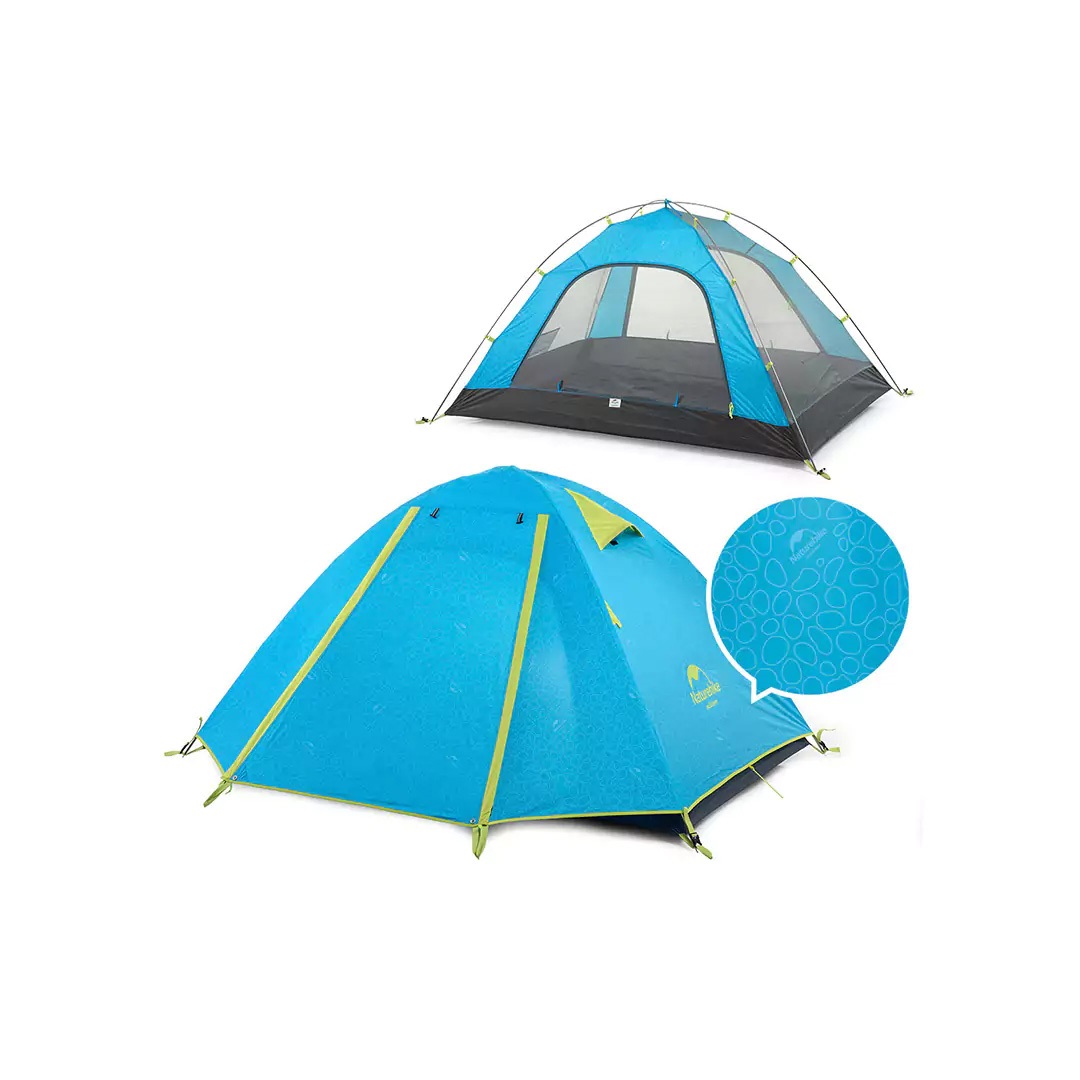 چادر کوهنوردی 2 نفره نیچرهایک مدل Naturehike NH18Z022-P | سبک، ضدآب و انتخابی ایده‌آل برای کمپینگ و کوهنوردی