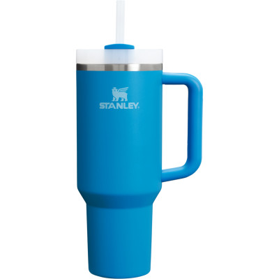 ماگ استنلی تامبلر 40 اونس Quencher H2O | ماگ دسته‌دار 1180 میلی‌لیتری با نی و درب سه‌حالته