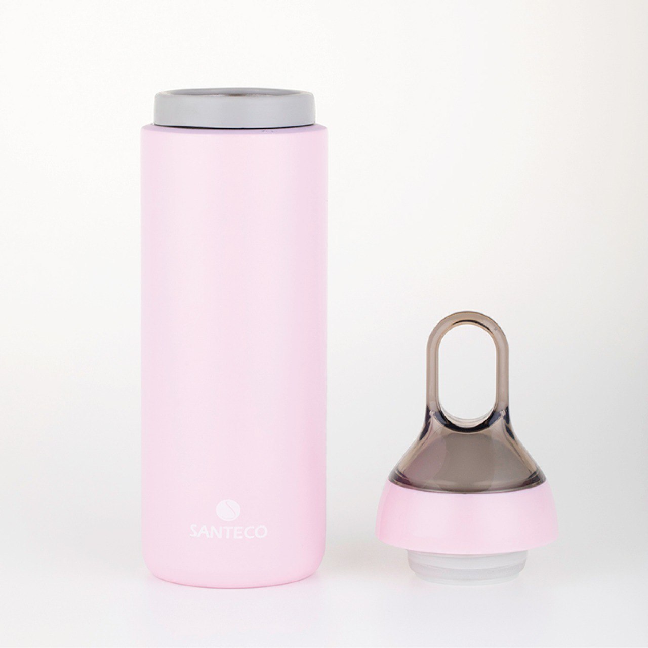 بطری دوجداره سانتکو Santeco مدل Yoga کد HC.500-8 ظرفیت 500 میلی‌لیتر | حفظ دما برای سفر و باشگاه